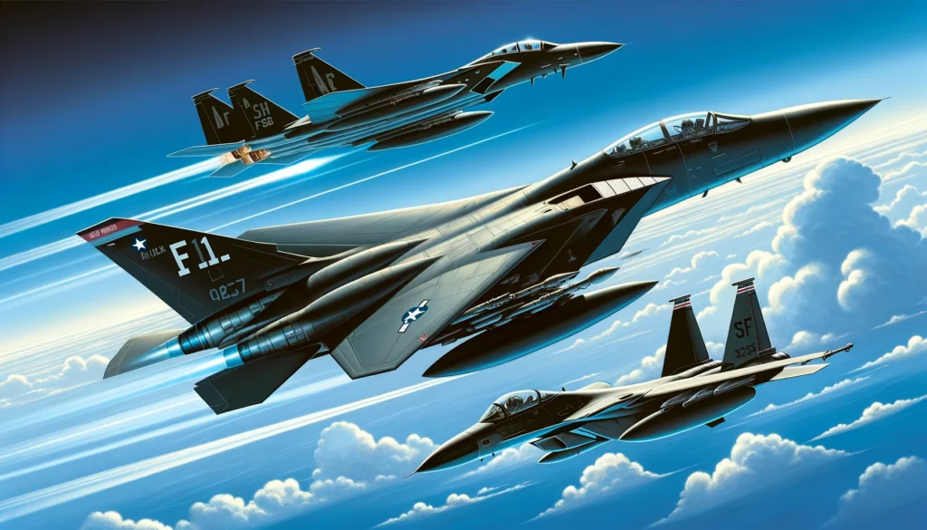 F-111 Comparison with its updated versions (F-15E Strike Eagle & F-16 Fighting Falcon Aircraft):