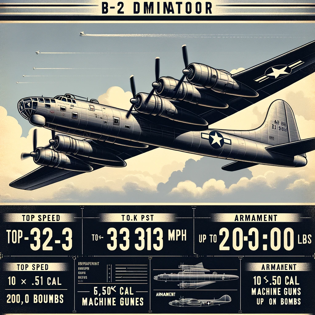 American Bombers Of WW2 B-32 Dominator