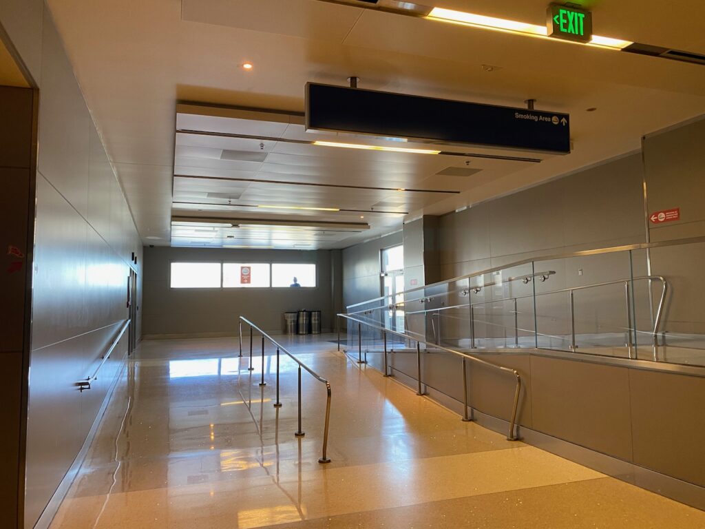 LA Airport Smoking Lounge in the LOS ANGELES INTERNATIONAL AIRPORT (LAX)