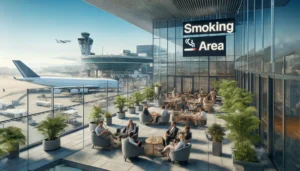 LA Airport Smoking Lounge