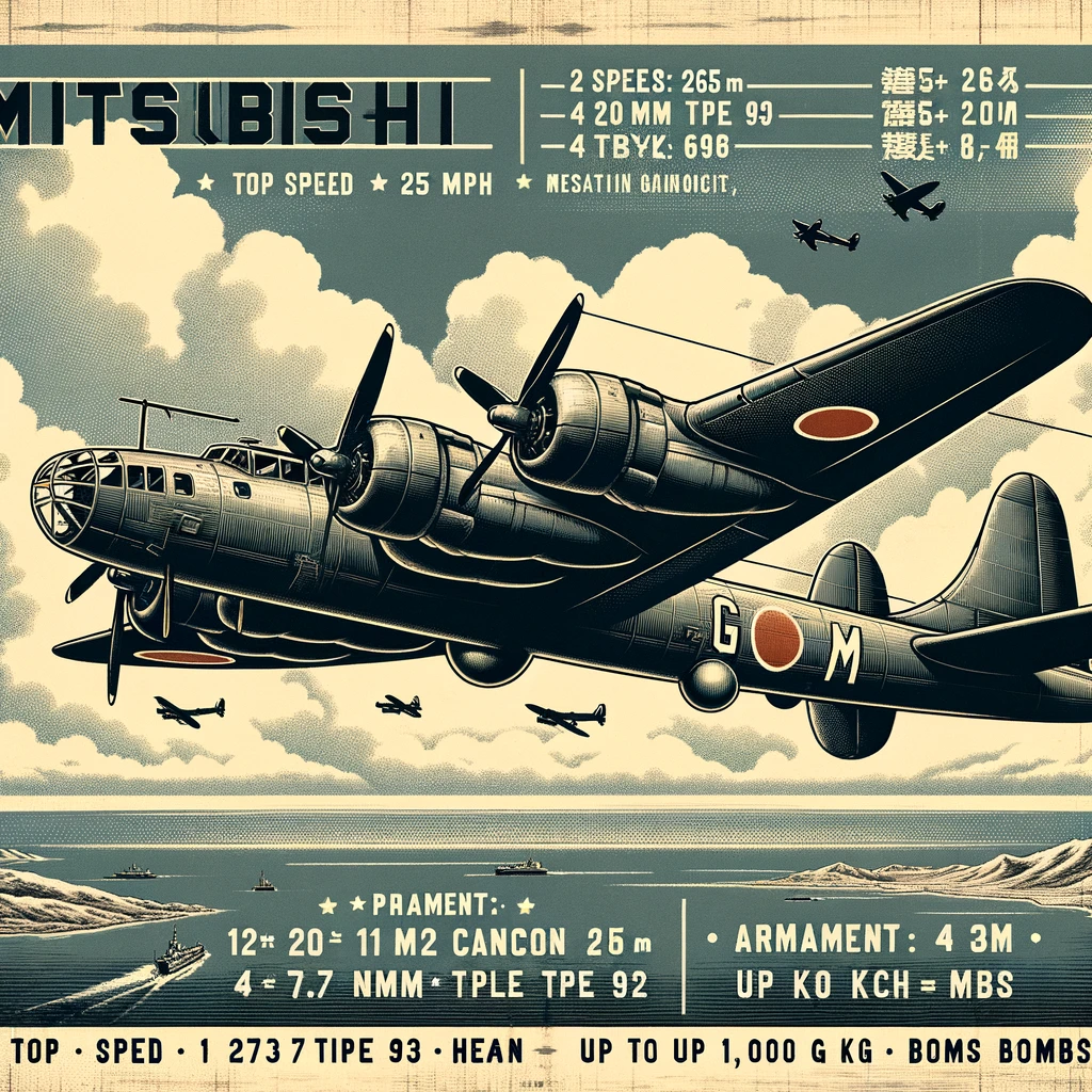 Japanese Bombers Of WW2 Mitsubishi G4M