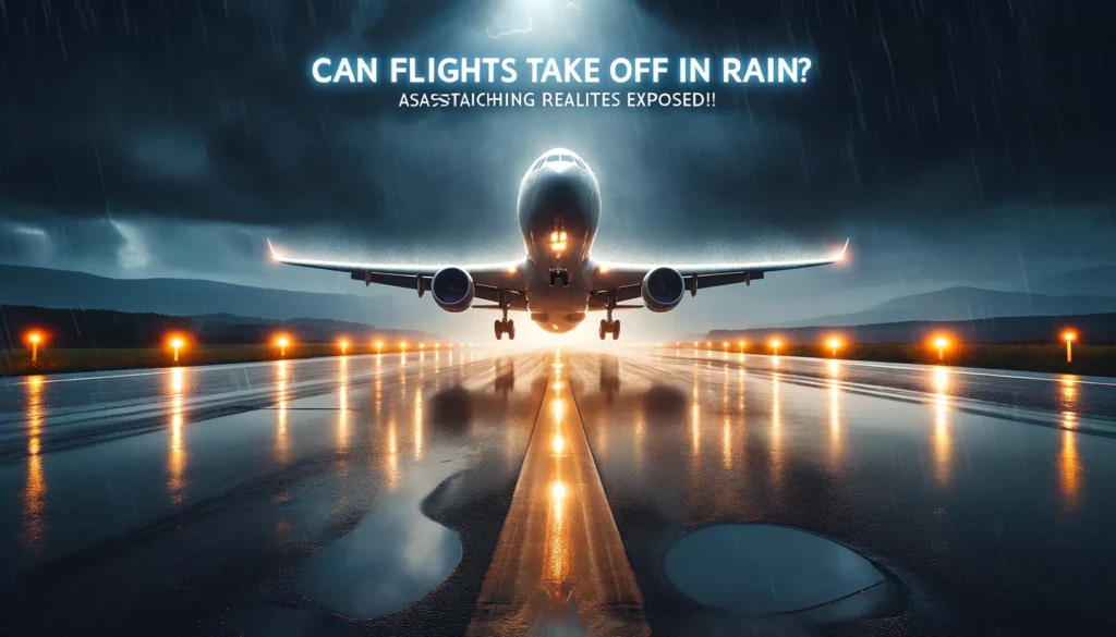 Can Flights Take off in Rain