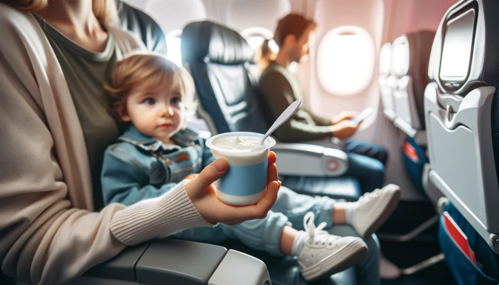 Can I Bring Yogurt on a Plane for My Toddler