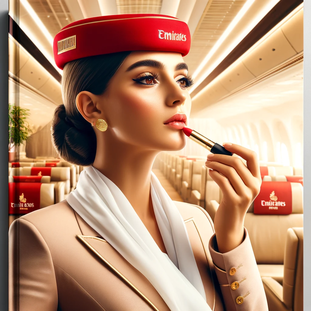 Emirates Flight Attendant Makeup