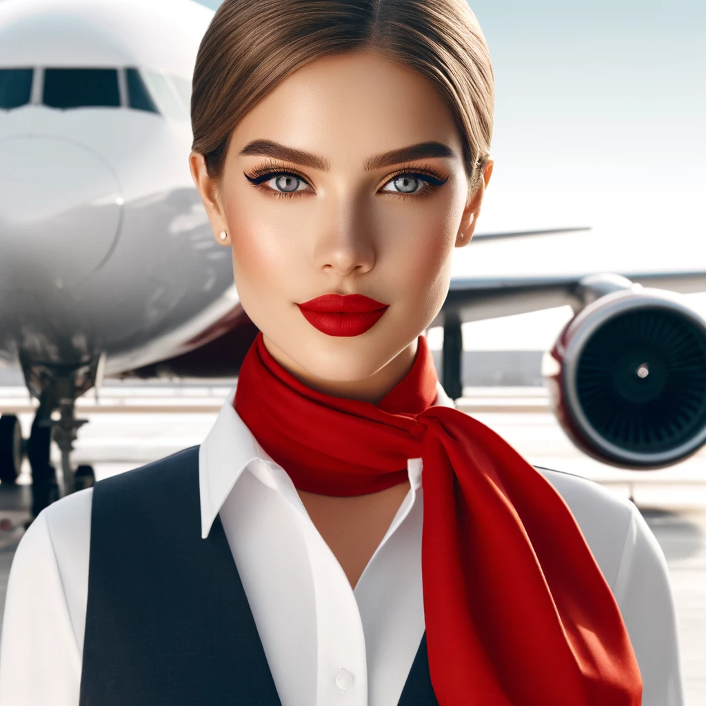 Flight Attendants Makeup 