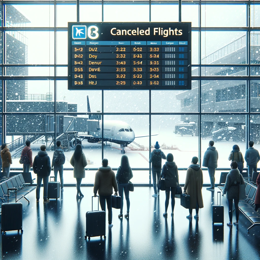 How Much Snow Will Cancel a Flight