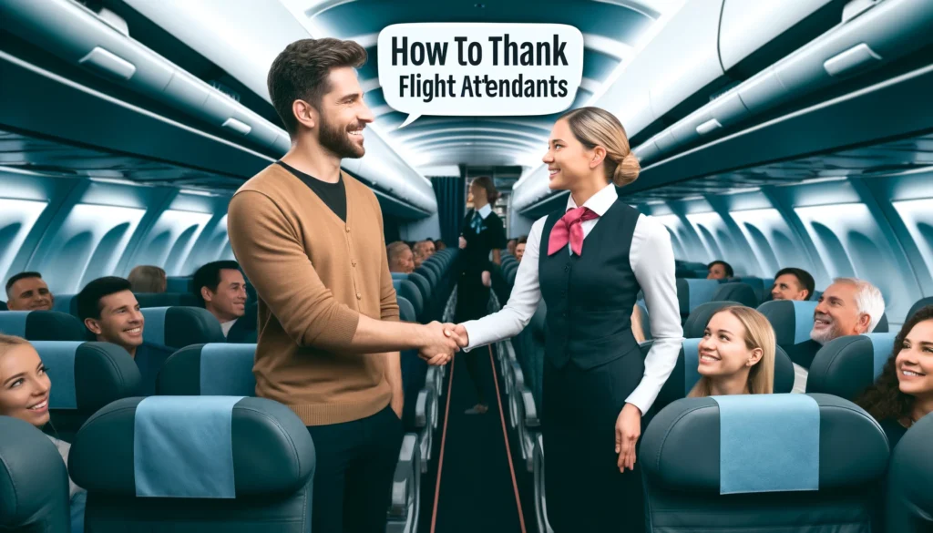 How to Thank Flight Attendants