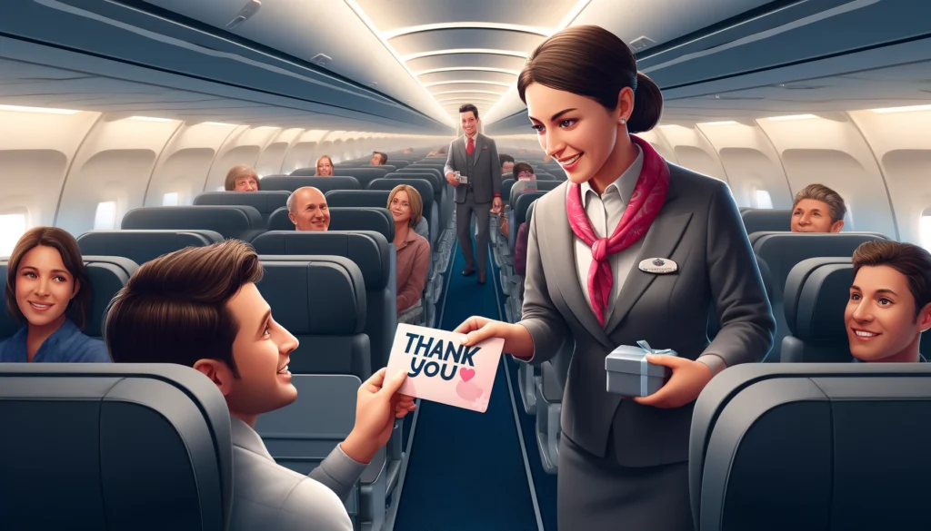 Simple Ways to Say Thank You To Flight Attendants