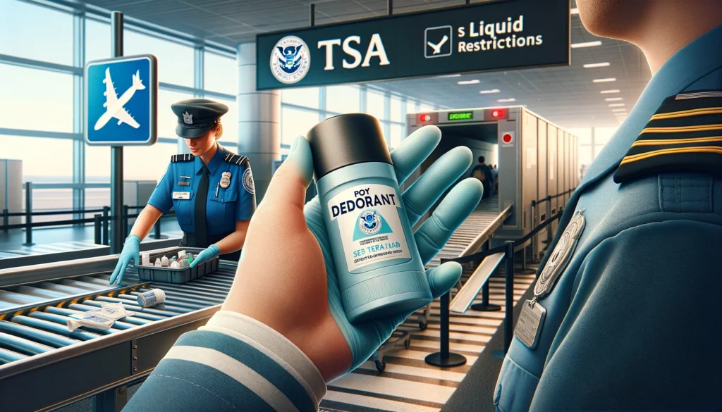 TSA Restrictions on Carrying Deodorant on a Plane