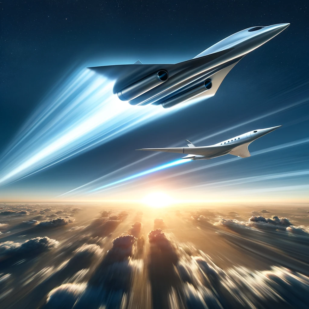 The speed of Supersonic and Hypersonic Planes