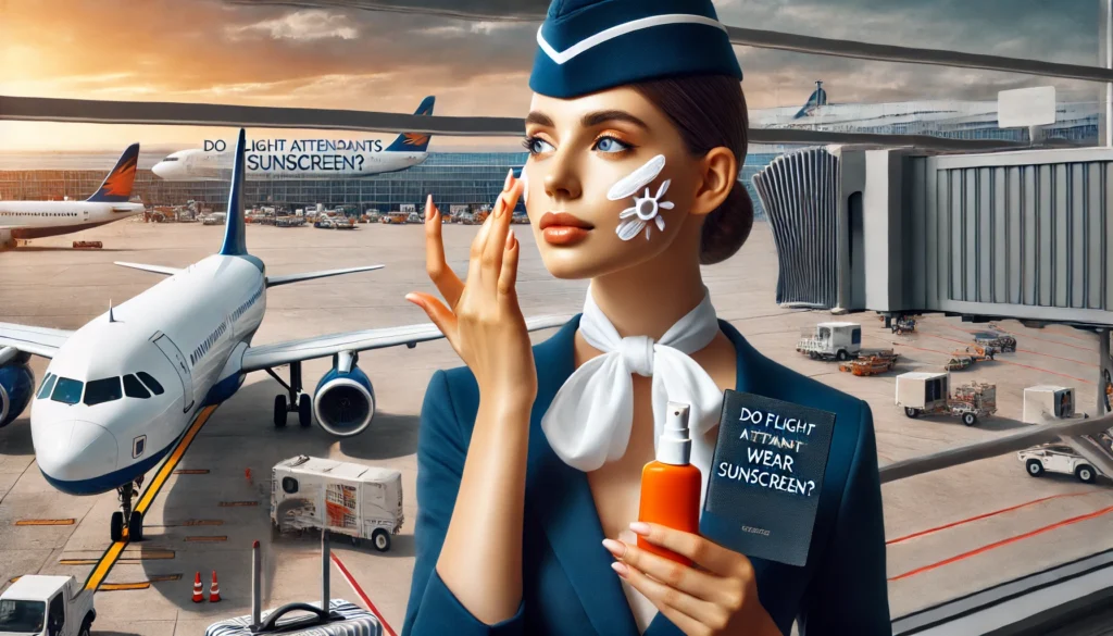 Do Flight Attendants Wear Sunscreen