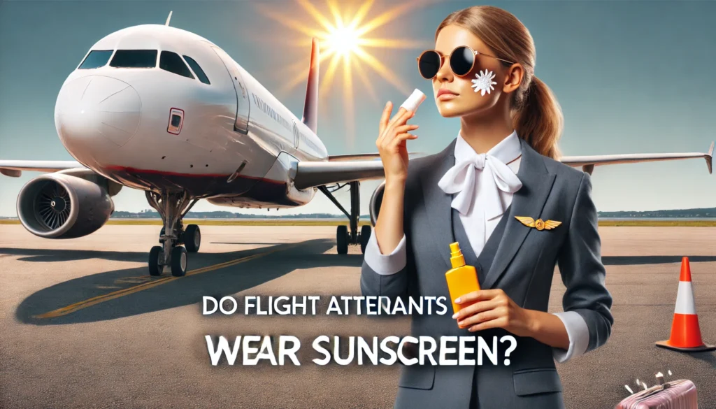 Do Flight Attendants Wear Sunscreen