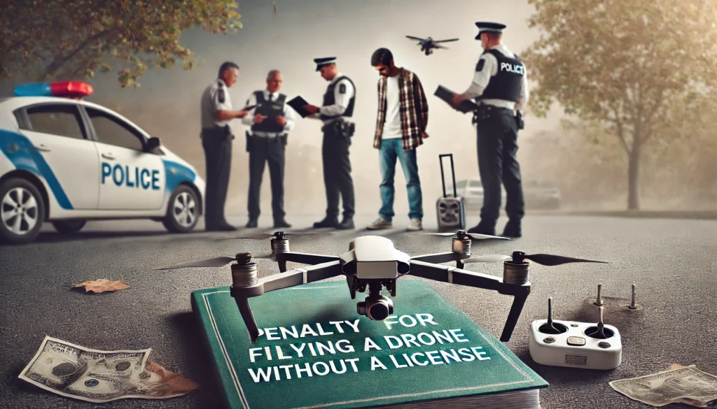 Penalty for flying a drone without a license