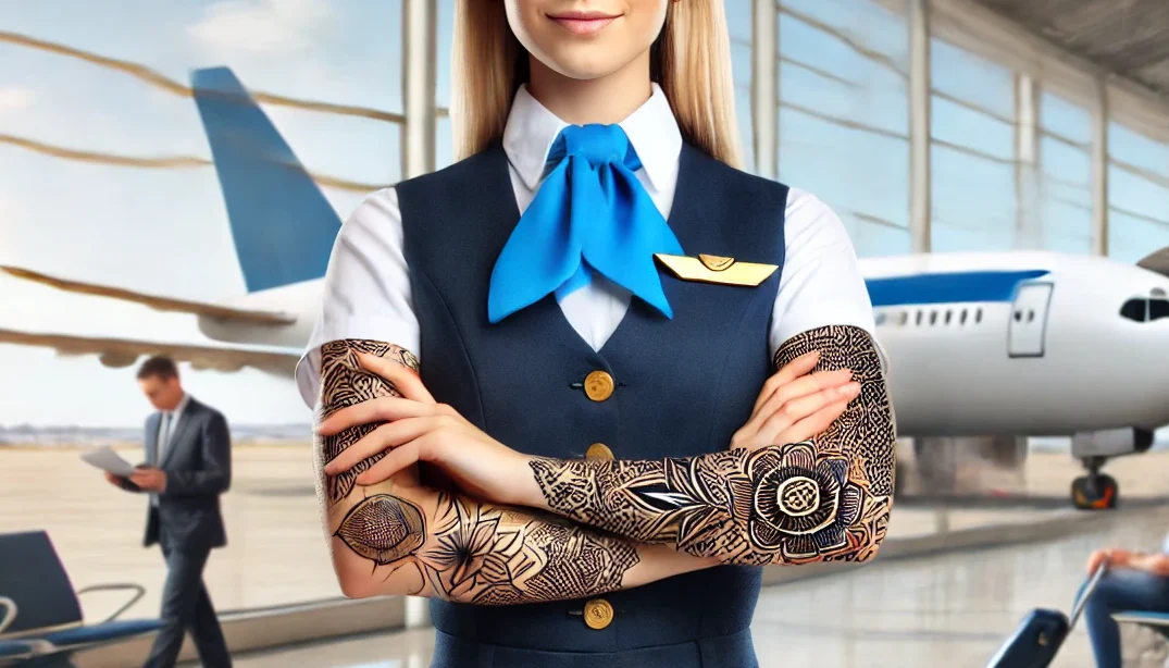 Tips for Aspiring Flight Attendants with Tattoos