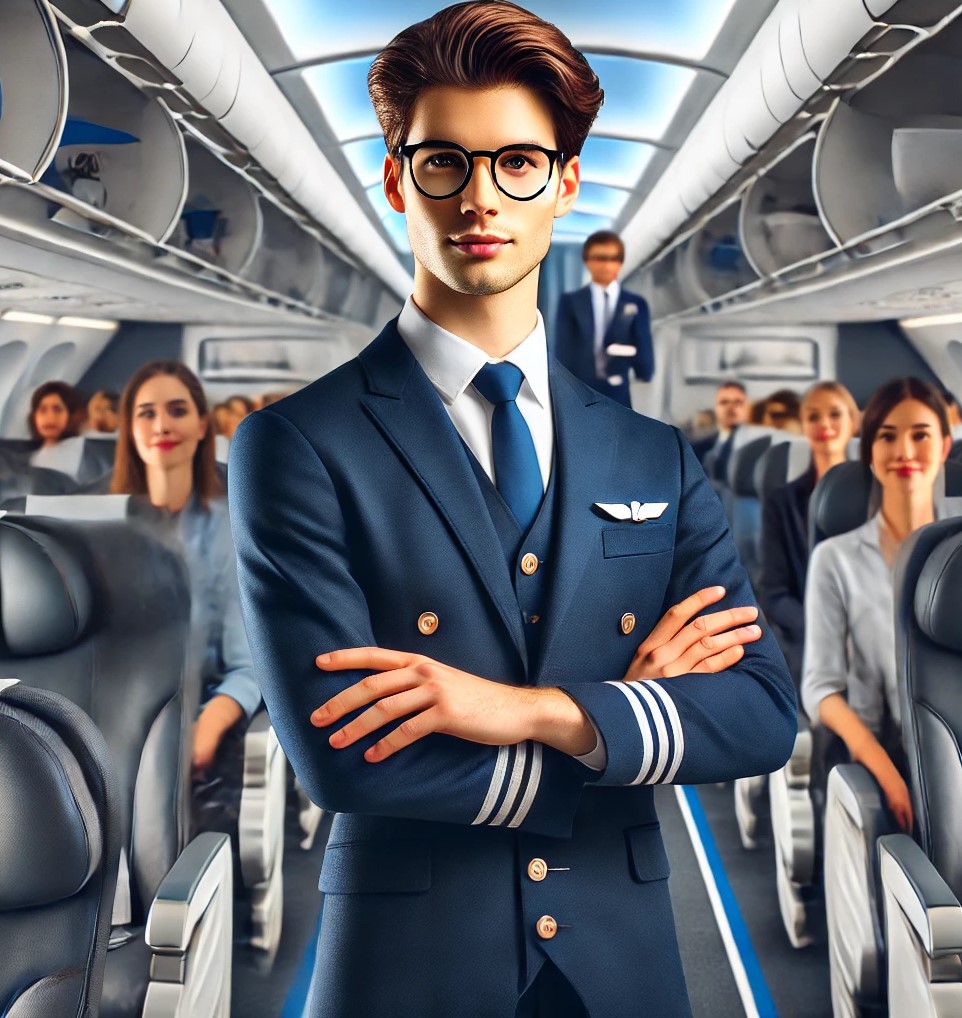 Can Flight Attendants Wear Glasses