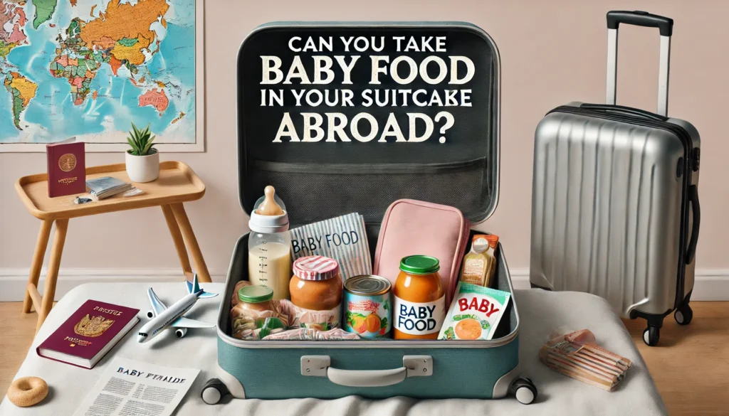 Can You Take Baby Food in Your Suitcase Abroad