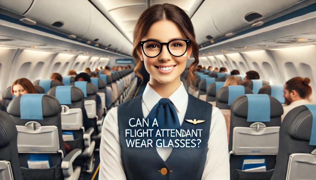 Can a Flight Attendant Wear Glasses