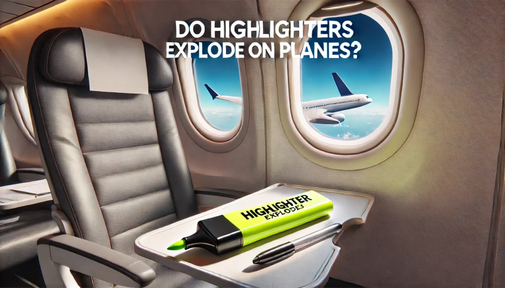 Do Highlighters Explode on Planes