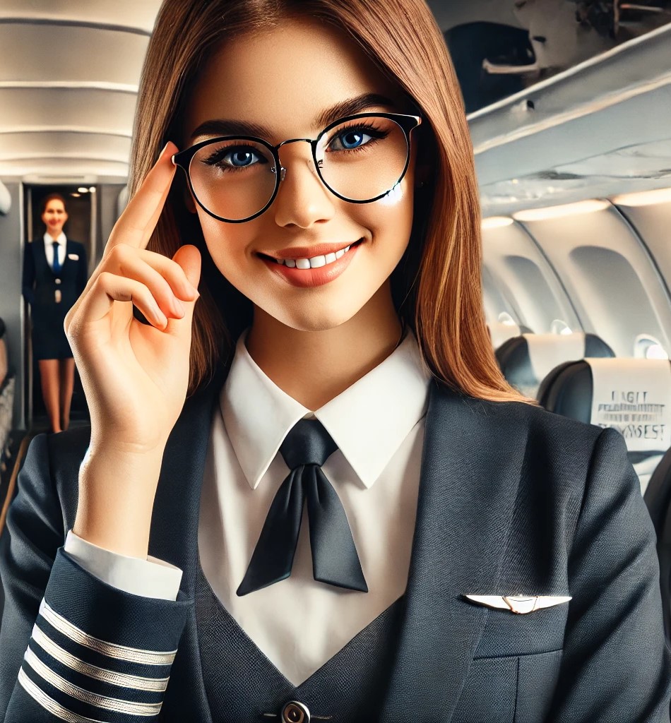 Flight Attendant Glasses